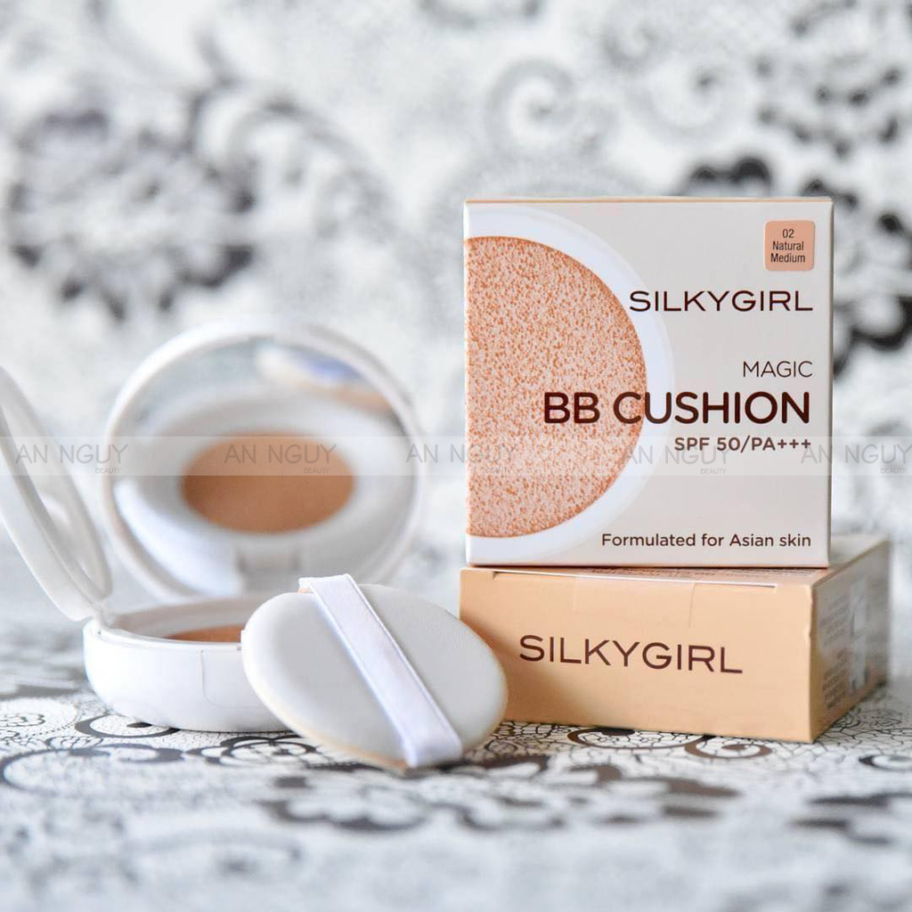 Phấn Nước SilkyGirl Magic BB Cushion SPF50/PA+++ 15gr