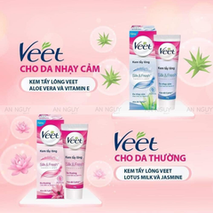 Kem Tẩy Lông Veet Silk & Fresh 50gr