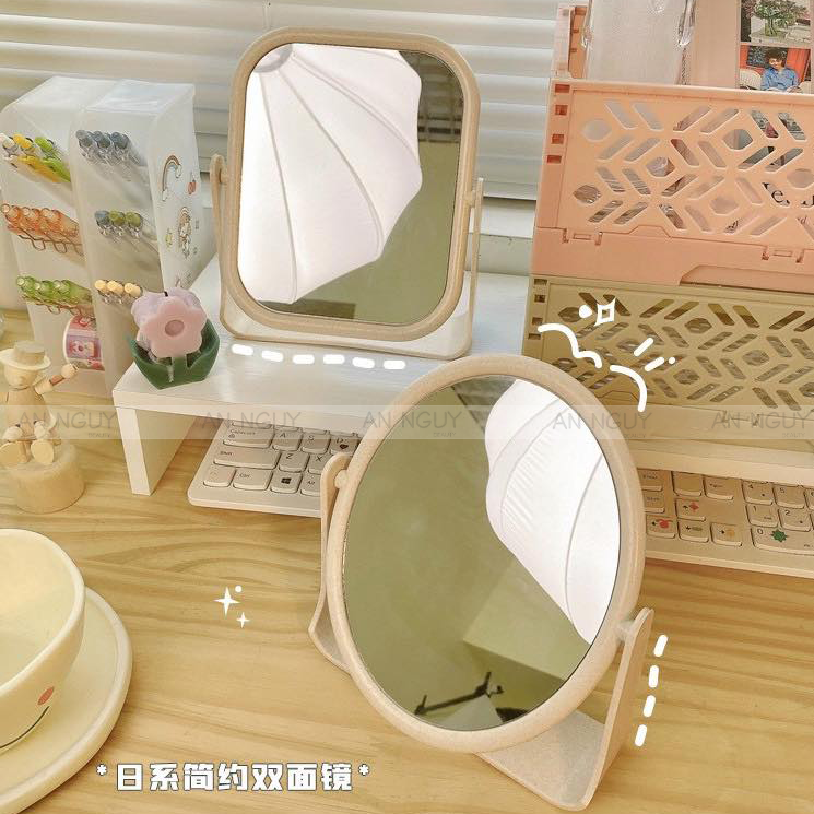 Gương Lúa Mạch Để Bàn Phong Cách Hàn Quốc Nhiều Mẫu