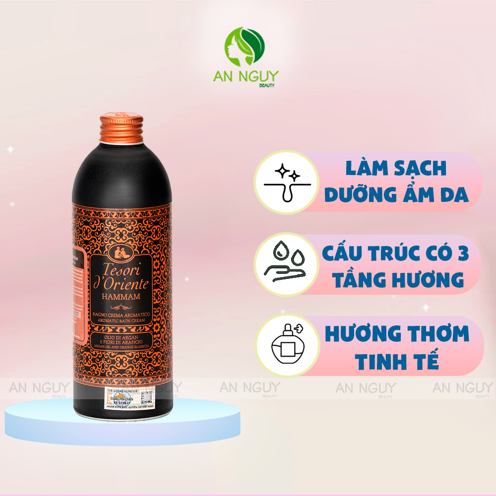 Sữa Tắm Hương Nước Hoa Tesori d'Oriente Shower Cream 500ml