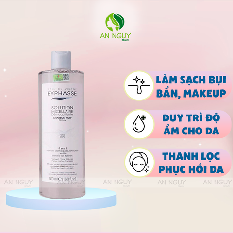 Nước Tẩy Trang Byphasse Solution Micellaire 4 In 1 Clear Skin 500ml