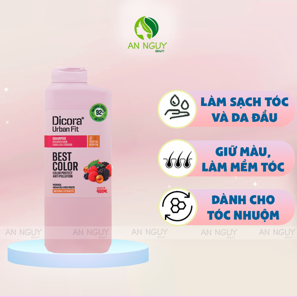 Dầu Gội Dicora Urban Fit Shampoo 400ml