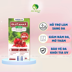 Viên Uống Faroson Glutamax 1000 Chống Oxy Hóa, Làm Sáng Da 30 Viên (Mẫu Mới)