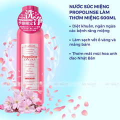 Nước Súc Miệng Propolinse Trắng Răng, Cho Hơi Thở Thơm Mát 600ml