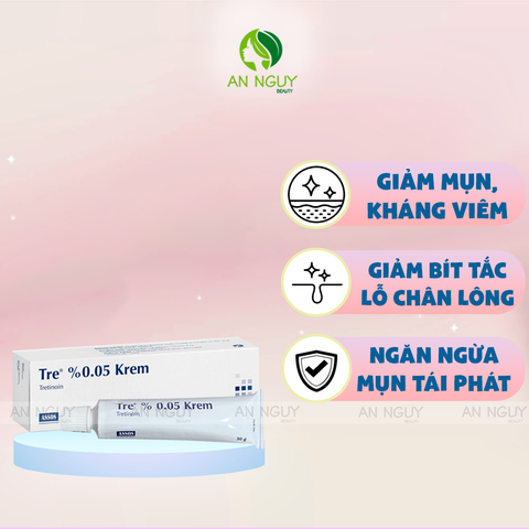 Kem Giảm Mụn Assos Tretinoin %0.05 Krem 30g