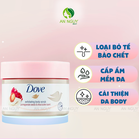 Tẩy Tế Bào Chết Body DOVE Creme Dusch-Peeling 225ml