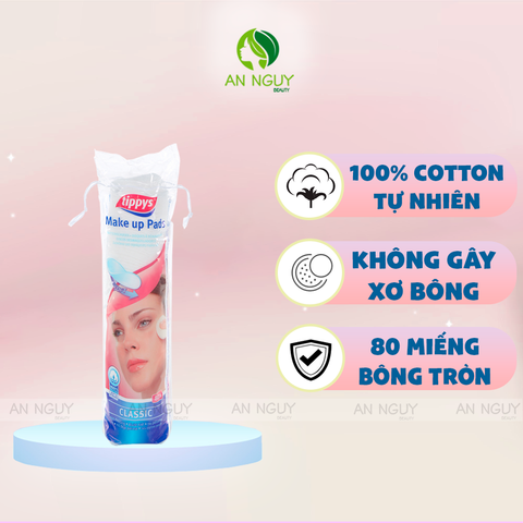 Bông Tẩy Trang Tippys Make Up Pads
