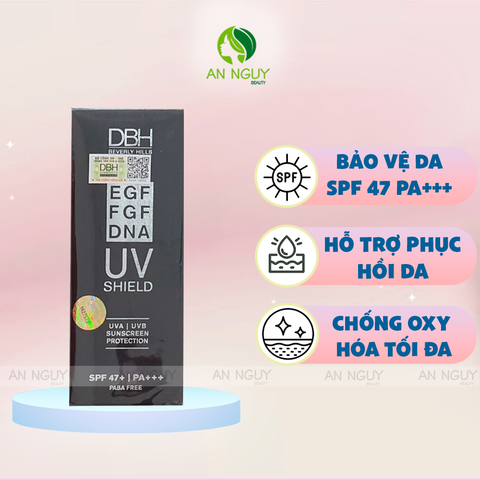 Kem Chống Nắng DBH EGF-FGF-DNA UV Shield SPF47+ PA+++ (Mẫu Mới) 60ml