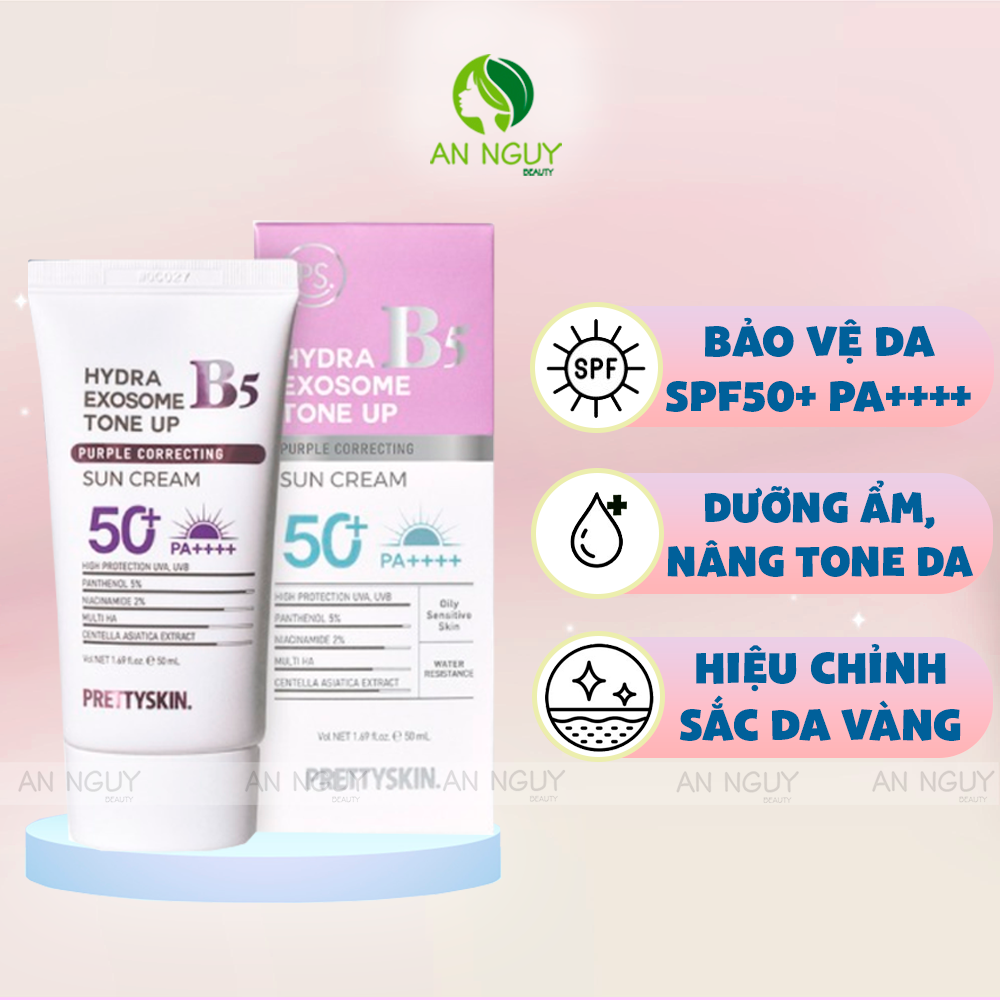 Kem Chống Nắng PrettySkin B5 Sun Cream SPF50+ PA++++ 50ml