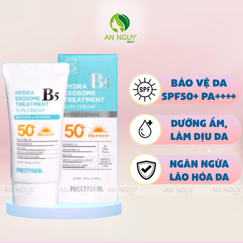 Kem Chống Nắng PrettySkin B5 Sun Cream SPF50+ PA++++ 50ml