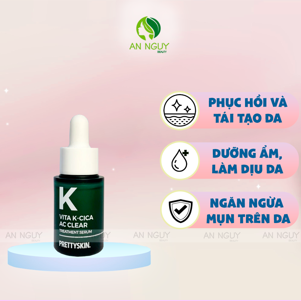 Tinh Chất PrettySkin Vita K-Cica AC Clear Treatment Serum
