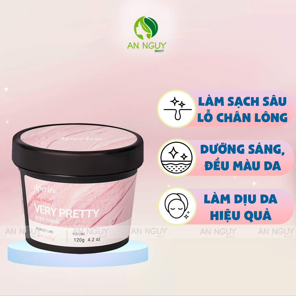 Mặt Nạ Đất Sét Aperire Spa Relief Pore Mask 120g