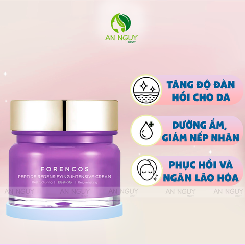 Kem Dưỡng Trắng Da Ban Đêm Forencos Peptide Redensifying Intensive Cream Chống Lão Hóa