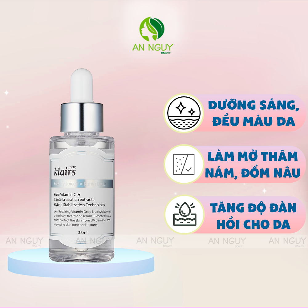 Tinh Chất Klairs Freshly Juiced Vitamin Serum Dưỡng Trắng, Mờ Thâm