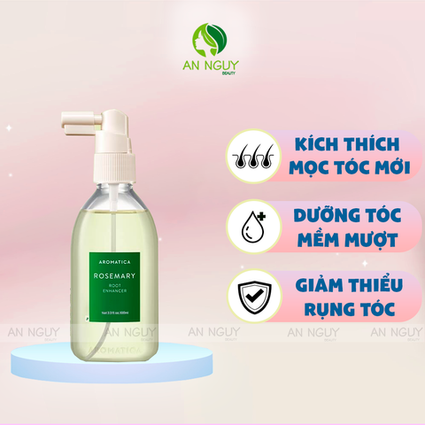 Xịt Dưỡng Tóc Hương Thảo Aromatica Rosemary Root Enhancer 100ml