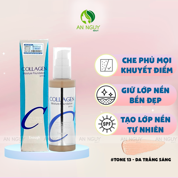 Kem Nền Enough Collagen Moisture Foundation 100ml
