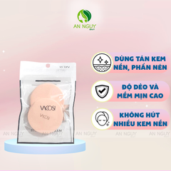 Set 2 Bông Phấn Ướt Vacosi Sponge Dùng Tán Đều Kem Nền