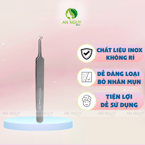 Nhíp Gắp Mụn Vacosi Blackhead Tweezers T07