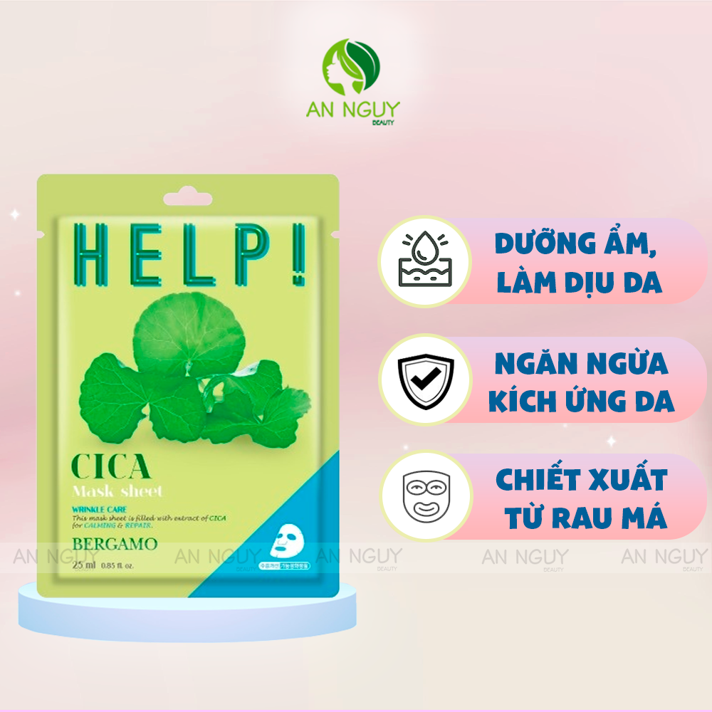 Mặt Nạ Bergamo Help Mask Pack 25ml