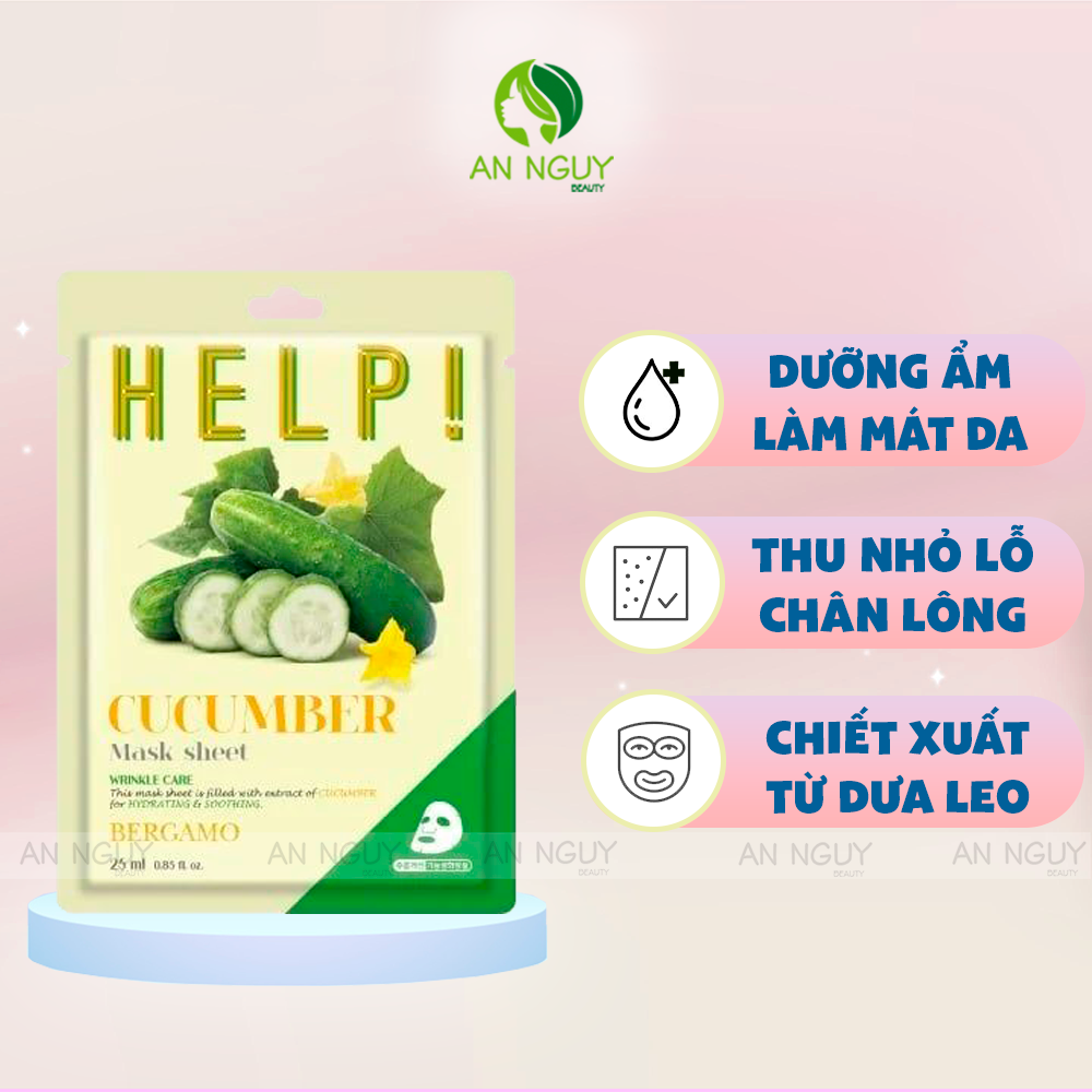 Mặt Nạ Bergamo Help Mask Pack 25ml