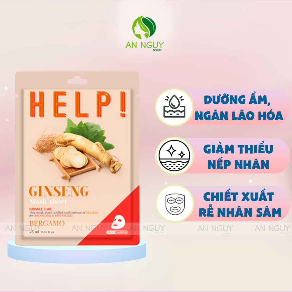 Mặt Nạ Bergamo Help Mask Pack 25ml