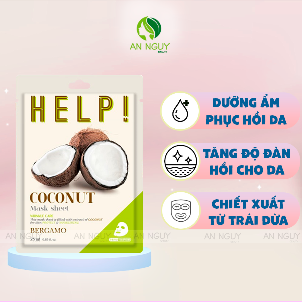 Mặt Nạ Bergamo Help Mask Pack 25ml