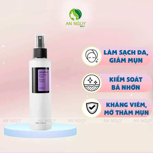 Nước Hoa Hồng Cosrx AHA/BHA Clarifying Treatment Toner 150ml