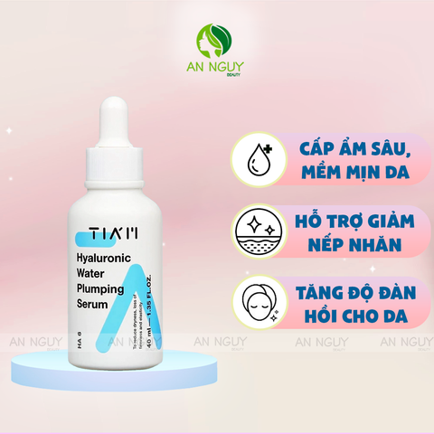 Tinh Chất Tia'm Hyaluronic Water Plumping Serum Cấp Ẩm 40ml