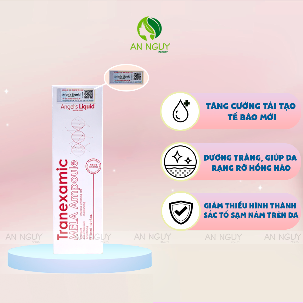 Tinh Chất Angel's Liquid Tranexamic Mela Ampoule Mờ Thâm Nám Chuyên Sâu