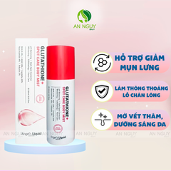 Xịt Giảm Mụn Lưng Angel's Liquid Glutathione Plus Centella Calming Body Mist 150ml