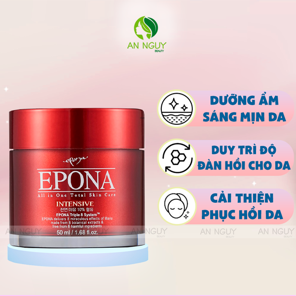 Kem Dưỡng Epona Cream Dưỡng Trắng, Phục Hồi Da 50ml