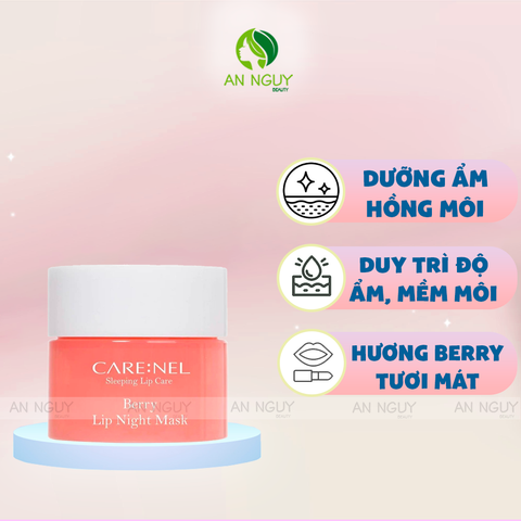 Mặt Nạ Ngủ Môi Care:Nel Lip Night Mask Dưỡng Môi Mềm Mịn 5g