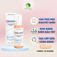 Kem Nền Enough Collagen Whitening Moisture Foundation 3in1 100ml #Tone21