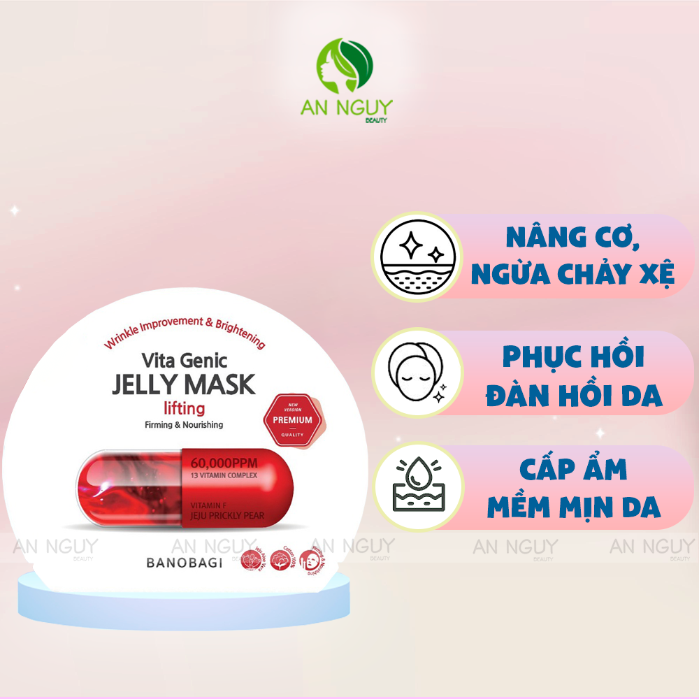 Mặt Nạ Banobagi Vita Genic Jelly Mask Dưỡng Da Trắng Khỏe 30gr