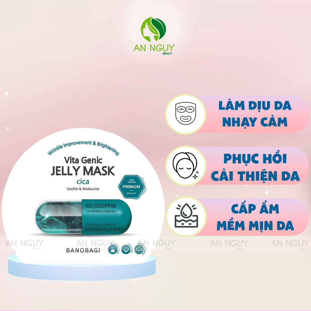 Mặt Nạ Banobagi Vita Genic Jelly Mask Dưỡng Da Trắng Khỏe 30gr
