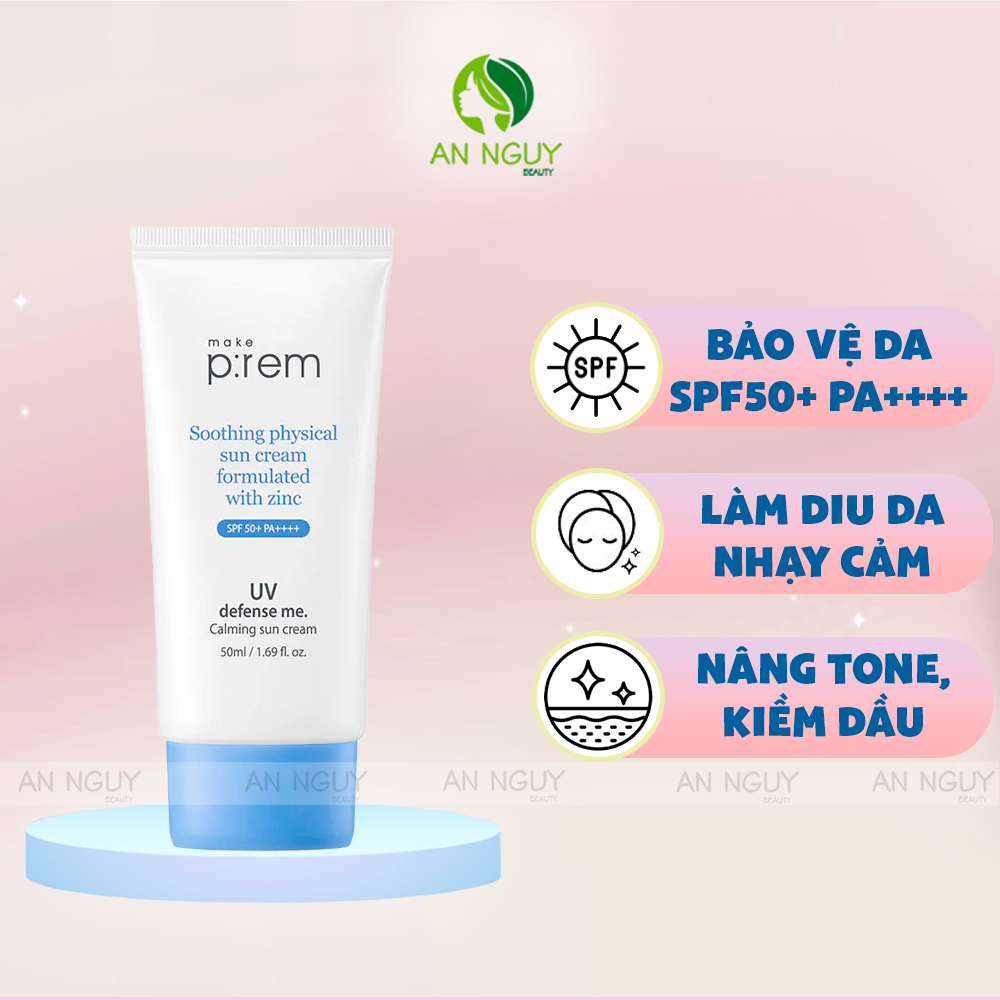 Kem Chống Nắng Make p:rem UV Defense Me Sun Cream 50ml