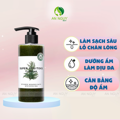 Sữa Rửa Mặt Sủi Bọt Khí Byvibes Wonder Bath Super Vegitoks Cleanser Rau Củ 300ml