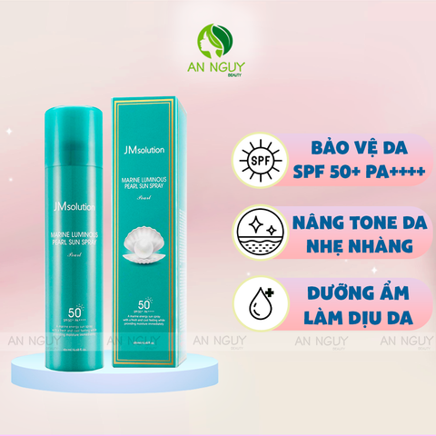 Xịt Chống Nắng Ngọc Trai JMSolution Marine Luminous Pearl Sun Spray SPF 50+ PA++++ 180ml