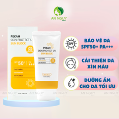 Kem Chống Nắng Vật Lý Pekah Skin Protect UV Sun Block SPF50+ PA+++ Bảo Vệ Khỏi Tia UV 70ml