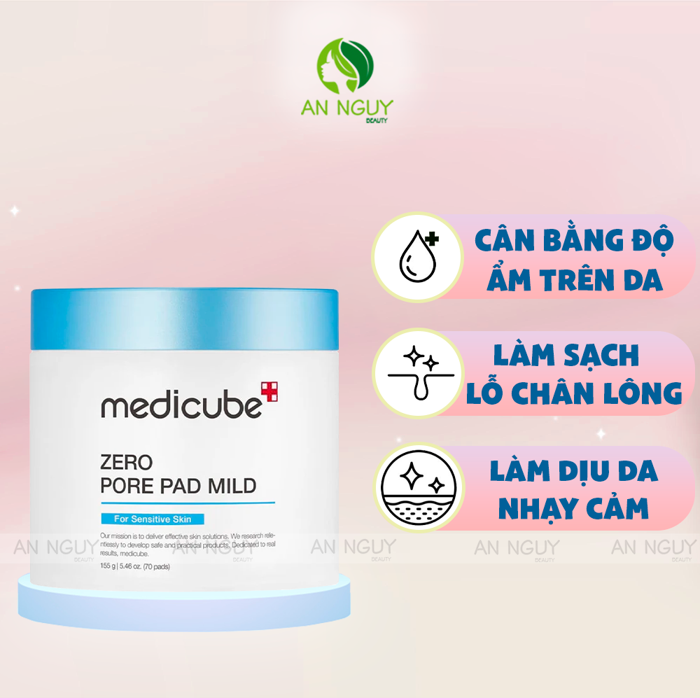 Nước Hoa Hồng Dạng Miếng Medicube Toner Pad