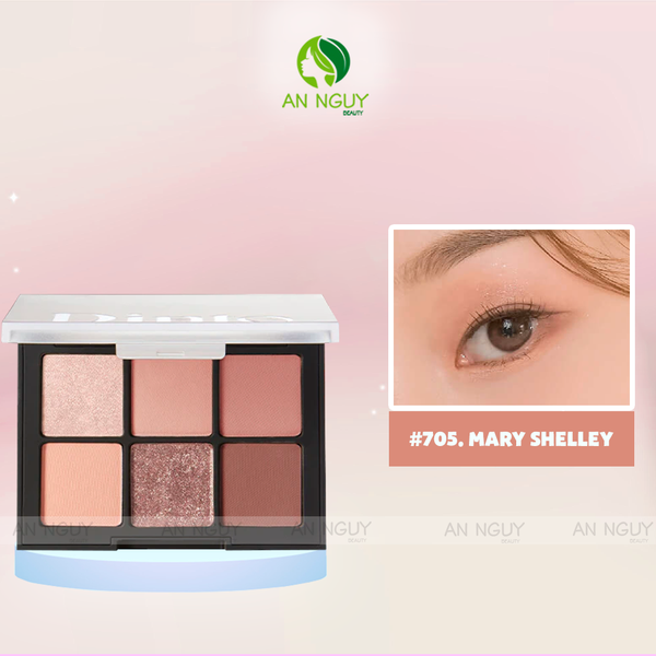 Bảng Phấn Mắt 6 Ô Dinto Blur - Finish Shadow 6g Màu #705