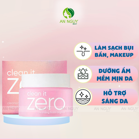 Sáp Tẩy Trang Banila Co Clean It Zero Cleasing Balm Original Cho Mọi Loại Da