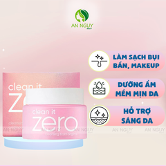 Sáp Tẩy Trang Banila Co Clean It Zero Cleansing Balm Original Cho Mọi Loại Da