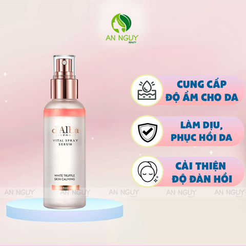 Serum Dạng Xịt d'Alba Vital Spray Serum Cấp Ẩm, Làm Dịu Da 100ml