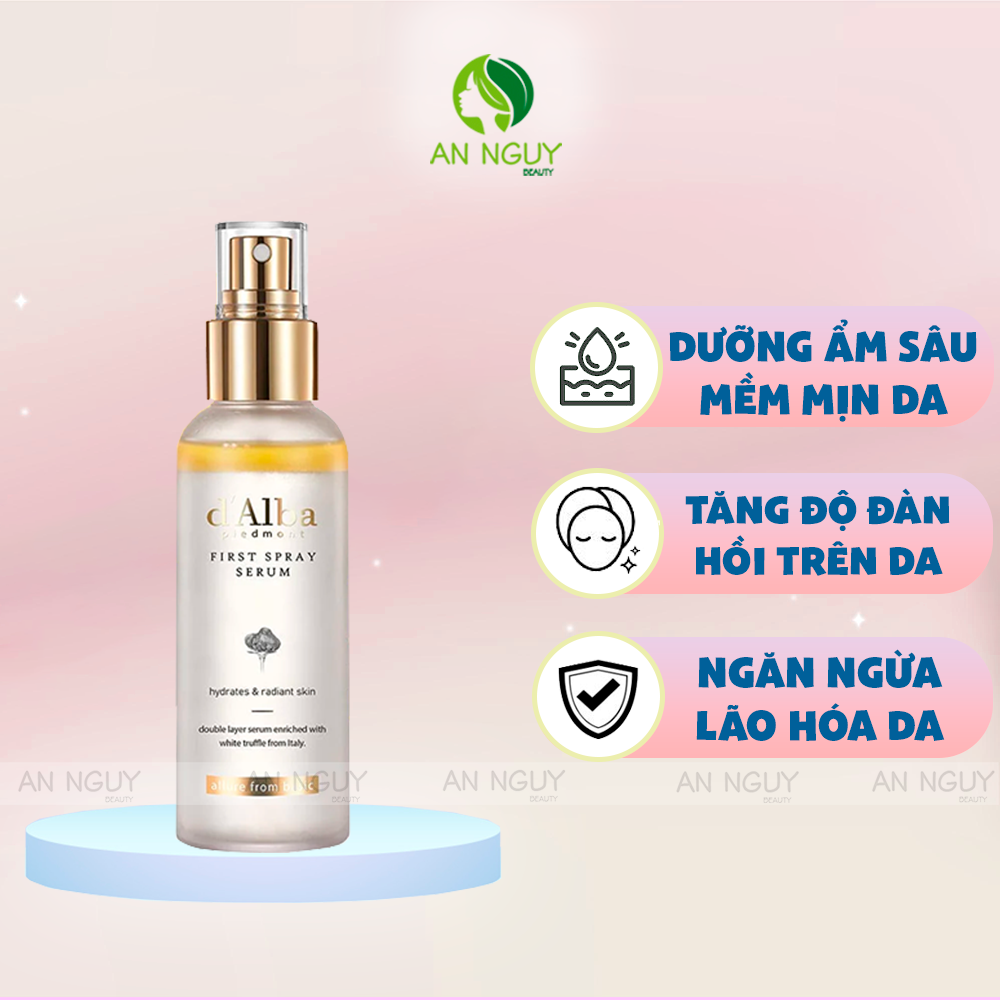 Serum Dạng Xịt d'Alba First Spray Serum Cấp Ẩm, Dưỡng Da Căng Bóng