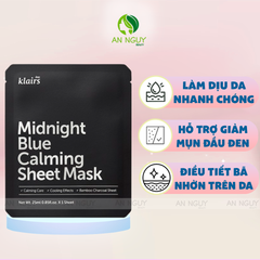 Mặt Nạ Dưỡng Da Klairs Sheet Mask Cấp Ẩm, Làm Dịu Da 25ml