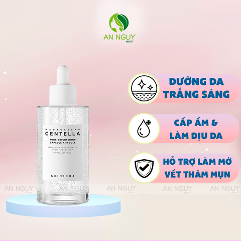 Tinh Chất Madagascar Skin1004 Centella Tone Brightening Capsule Ampoule Dưỡng Trắng Da, Mờ Thâm