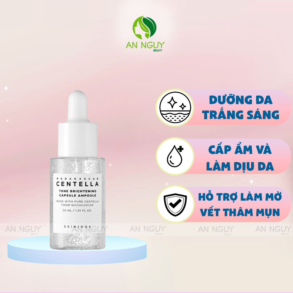 Tinh Chất Madagascar Skin1004 Centella Tone Brightening Capsule Ampoule Dưỡng Trắng Da, Mờ Thâm