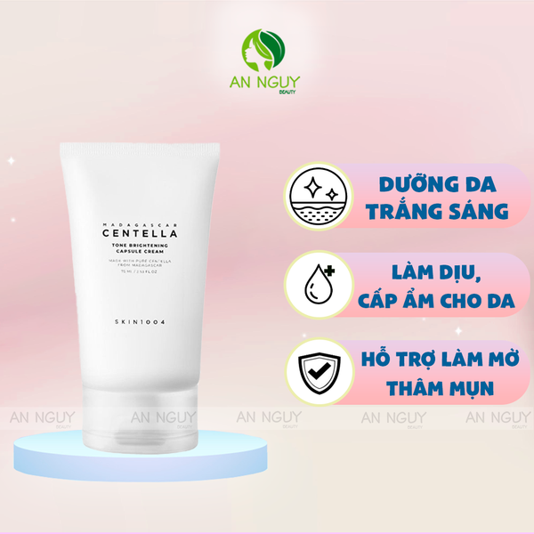 Kem Dưỡng Skin1004 Madagascar Centella Tone Brightening Capsule Cream Sáng Da 75ml