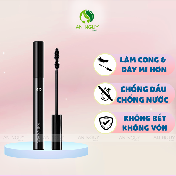 Mascara Missha 4D Làm Dày Mi Không Lem 7g